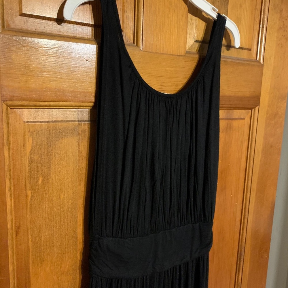 FRANCESCAS Black Maxi Dress long tank top dress floor length flowy loose scoop - Picture 7 of 10